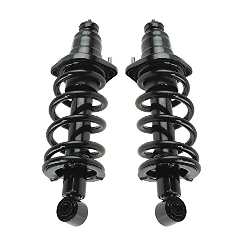 Image of TRQ Rear Driver and Passenger Side Strut and Spring Assembly Set | TRQ Rear Driver and Passenger Side Strut and Spring Assembly Set