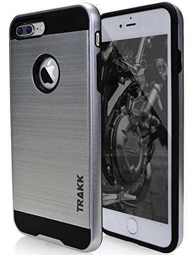 TRAKK Force iPhone 7 Plus Case, Elite Premium Modern Slim Cushion - Brushed Metal, Dual Layer TPU, Anti-Scratch, Shock Absorption Heavy Duty Apple iPhone 7 Plus Protective case 5.5