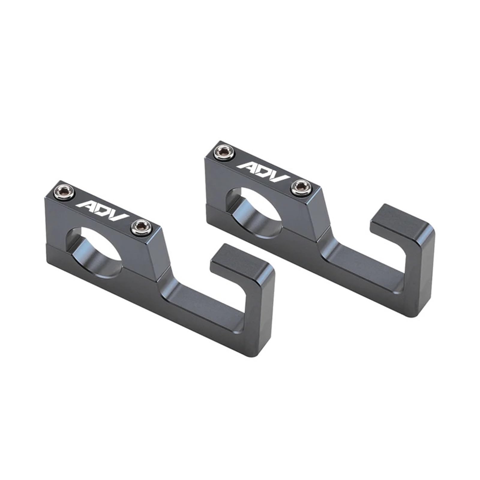 AUytcin Bike Hook Storage Hook for Hon@&da ADV350 ADV150 ADV160 ADV 350 150 160 ADV Motorcycle Hook Handlebar Luggage Bag Hanger Hooks Holder Accessories(2PCS Titanium)
