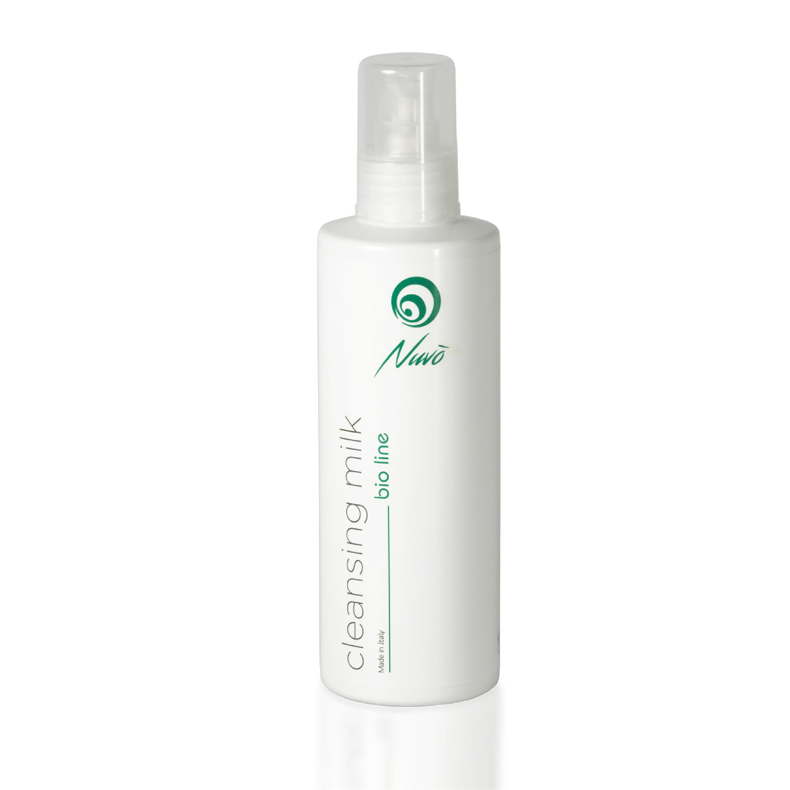 Nuvo' - Lait Nettoyant Visage à la Bave d Escargot, Acide Hyaluronique, Élimine les Impuretés Sans Dessécher la Peau, Formulation Délicate pour un Nettoyage Quotidien, Made in Italy, 200 ml