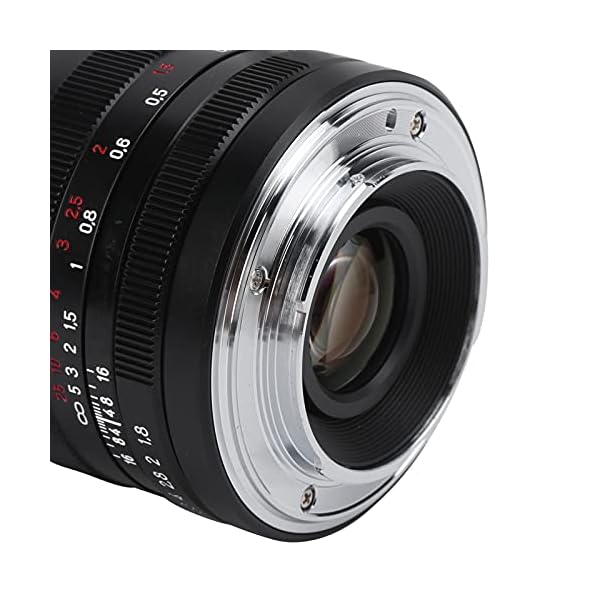 F1.8 Objektiv mit großer Blende, abgestufter Blende und manuellem Fokus Design Aussehen ist stilvoll und modern 35-mm… – Bild 4