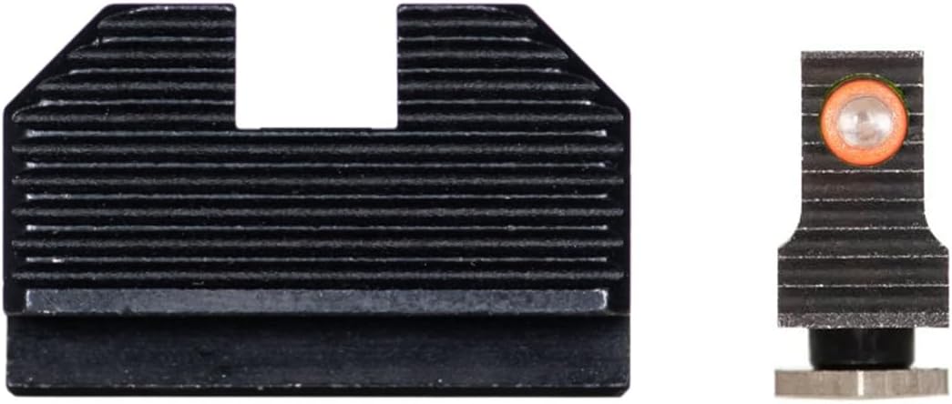 Night Fision Optics Ready Stealth .290-.297 Night Sight Set Compatible with Glock 43/43X/43X MOS Designed for Lower 1/3rd Co-Witness with Shield RMSc, Holosun 507K & EPS Carry, Swampfox Sentinel