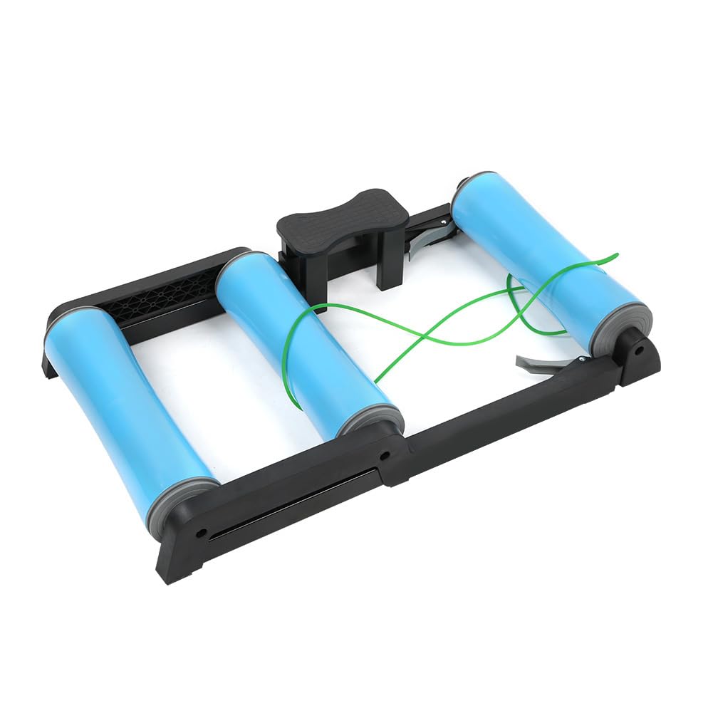 Soporte de Entrenamiento para Bicicletas de Interior Plataforma de Rodillos de Entrenamiento de Bicicleta Ajustable para Bicicletas de montaña y de Carretera 24 29 Pulgadas