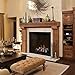 Dimplex DLGM29 Opti-Myst Open Hearth Fireplace Insert with Faux Logs Bed, Alabaster