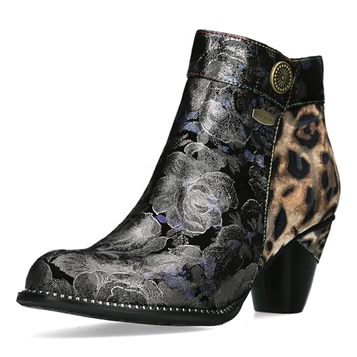 Laura Vita Botines para Mujer Alcizeeo 17, Talla:38 EU, Color:Plateado