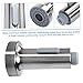 Yardenfun 1Pc Kitchen Sink Pull Down Faucet Nozzle Sprayer Brushed Water Tap Shower Head for Easy Dish Washing and Rinsing