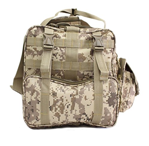 26" Tactical Duffle Military Molle Gear Shoulder Strap Range Bag TF126 DMTAN Digital Camo TAN - Thumbnail 5