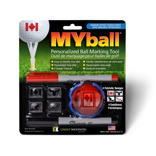 Greenkeepers Canadian Series My Ball Personalized Ball Marking Tool