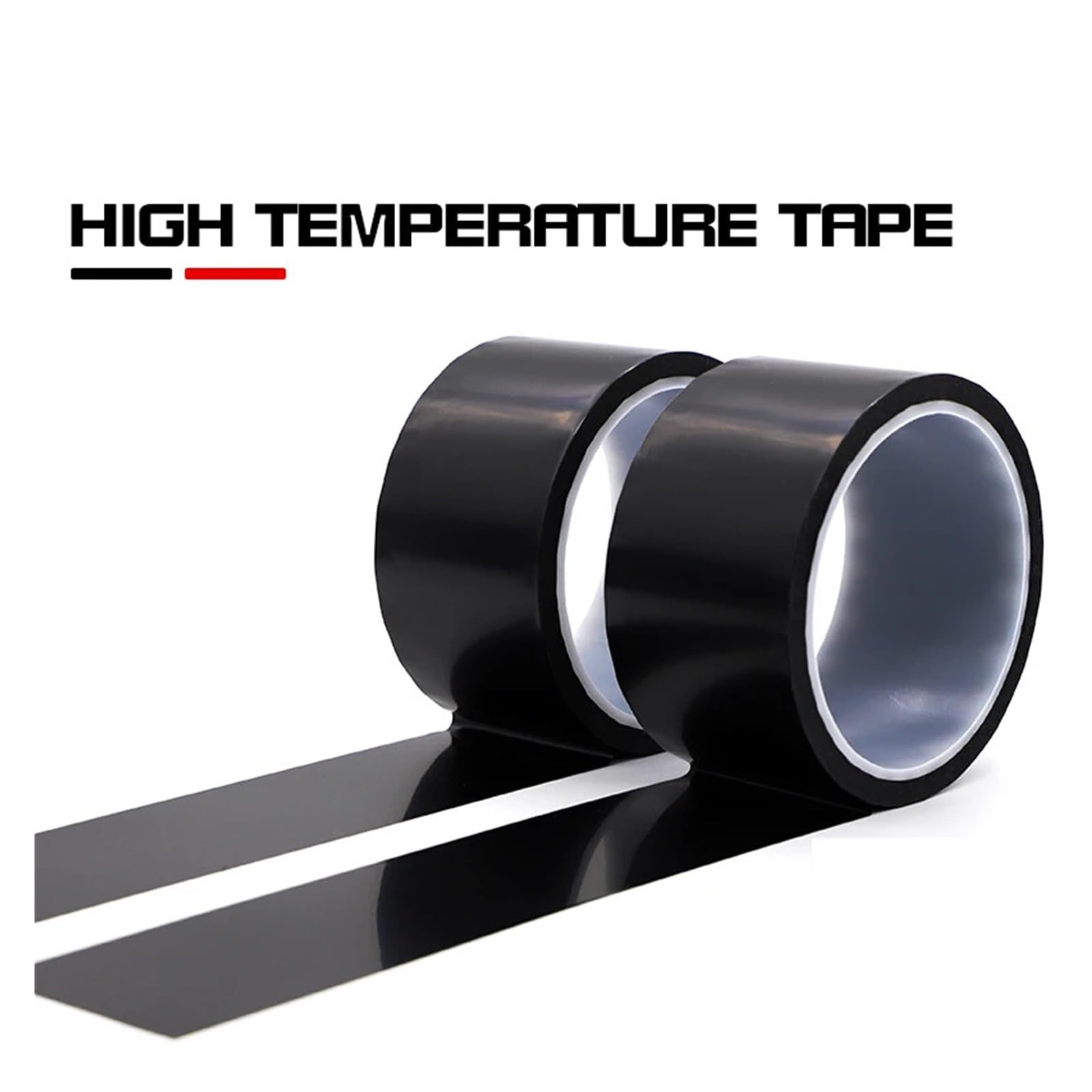 Cinta adhesiva de poliimida negra resistente al voltaje, con sombreado mate y resistente a altas temperaturas.(35.0mm)