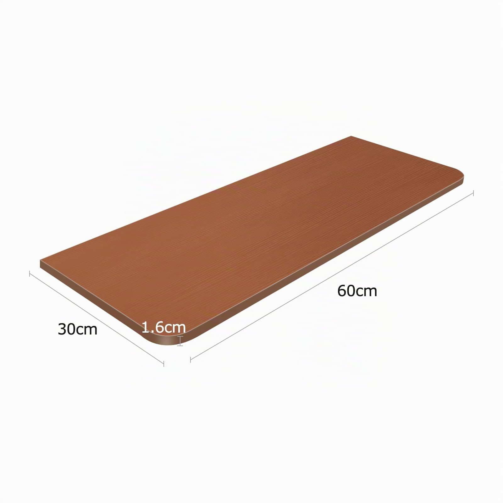 Tavolo Pieghevole a Parete,Scrivanie, Tavolo Pieghevole a Muro,Tavolo per Computer,Tavolo da Cucina,scrivania per Computer Pieghevole in Legno massello,Multifunzionale (Colore teak-60*30*1.6cm)