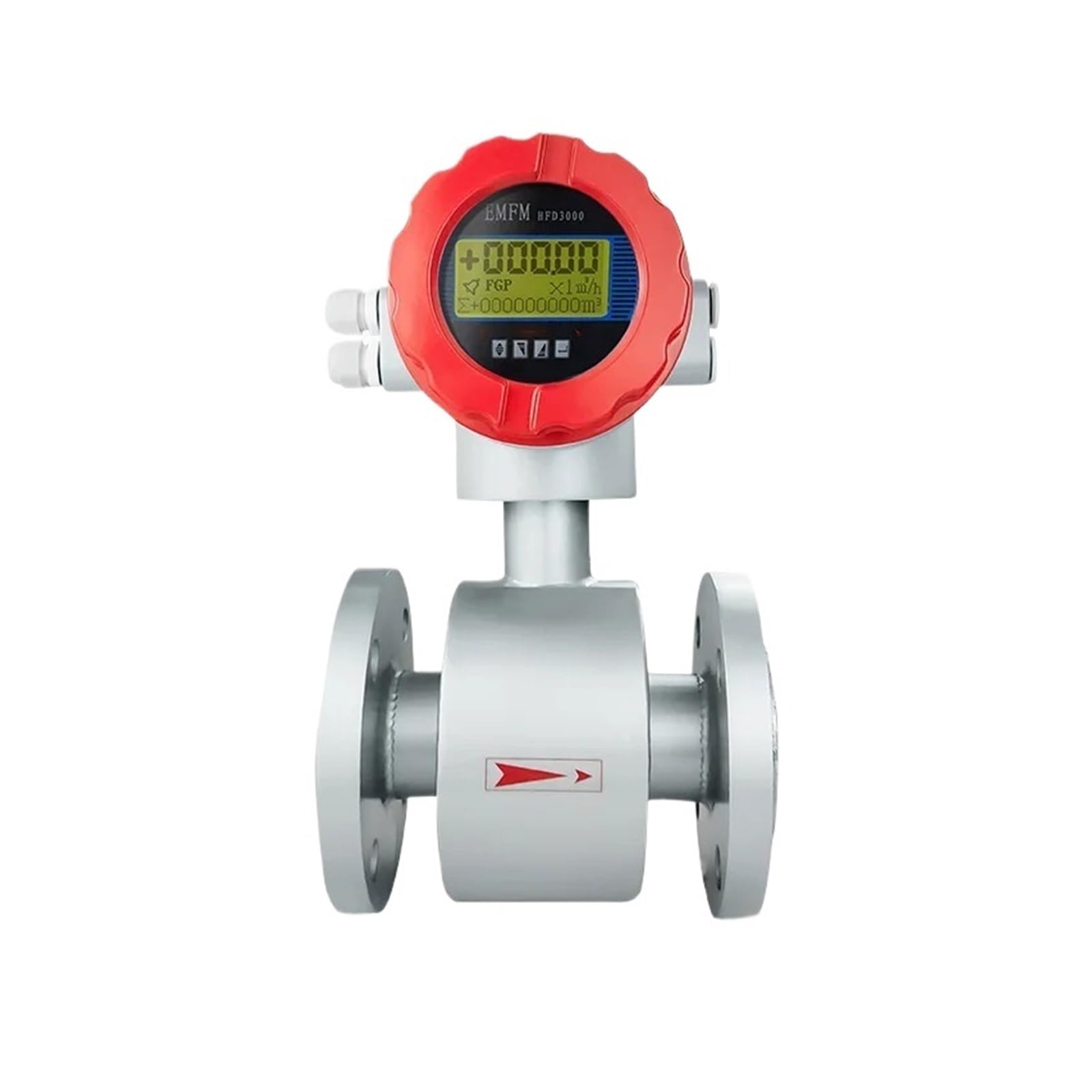 Débitmètre électromagnétique DN50 numérique LCD pour la mesure précise des fluides industriels