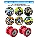 JINGKE 8mm and 10mm Chain Roller Pulley Tensioner Wheel Guide Per for Motorcycle Mini Bike Atv 125cc 140cc 160cc SSR XR125 CRF50 KLX110 Pitster Pit Dirt Bike Parts（RED）…