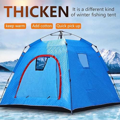 Carpa para pesca en hielo 4 personas impermeable y cálida miniatura 2