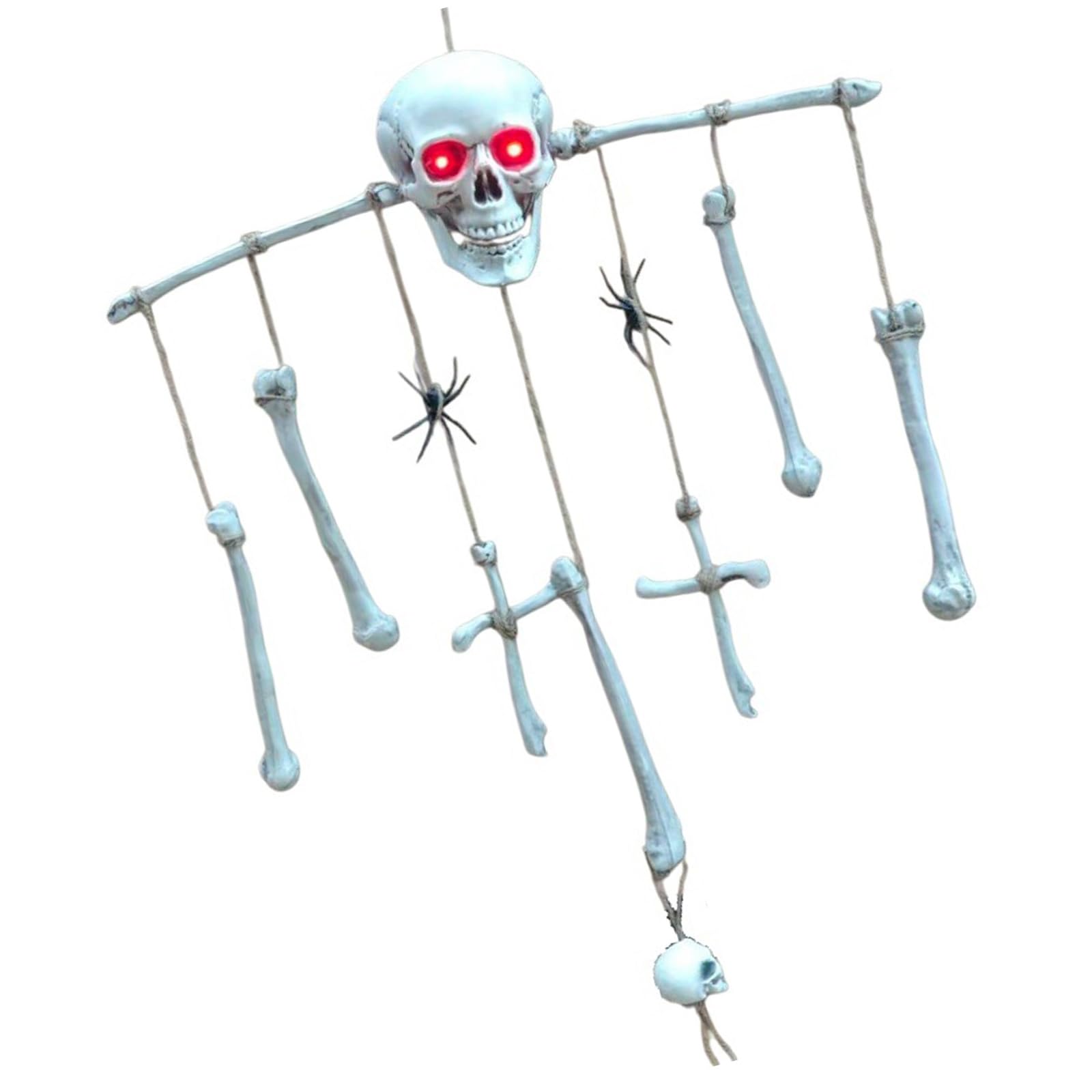 Xinsheinelry Skeleton Couple Wedding Theme Horror Decoration for Halloween Parties and Themed Party Decorative Ornament Halloween Hanging Skull Decoration