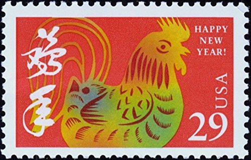 Timbre US #2720 Year of the Rooster 20 x 29c pour collectionneur de philatélie