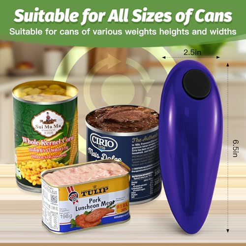 Electric Can Opener, Handheld One Touch Automatic Can Openers - Image 3