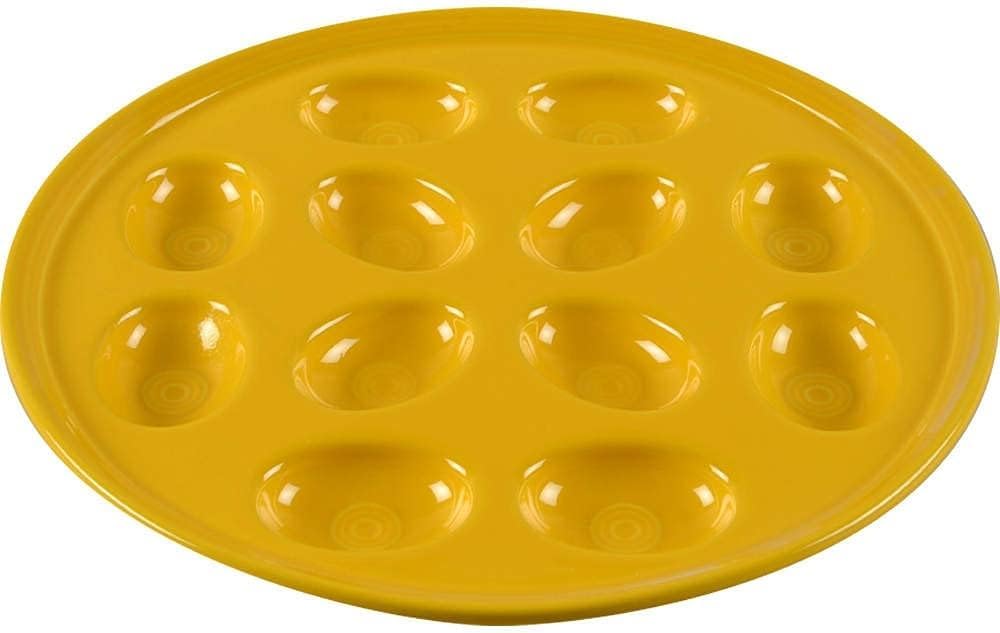 Homer Laughlin 13-1/8" Egg Tray, Daffodil