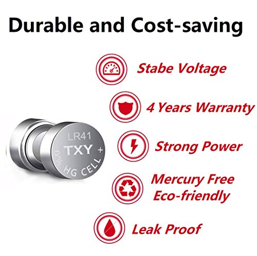 Txy 10Pcs/Card Ag3 Alkaline Cell Batteries 392A L736 Lr41 392 Sr41Sw Cx41 45Mah Long Lasting Button Batteries For Watch Toys Remote #TOP1