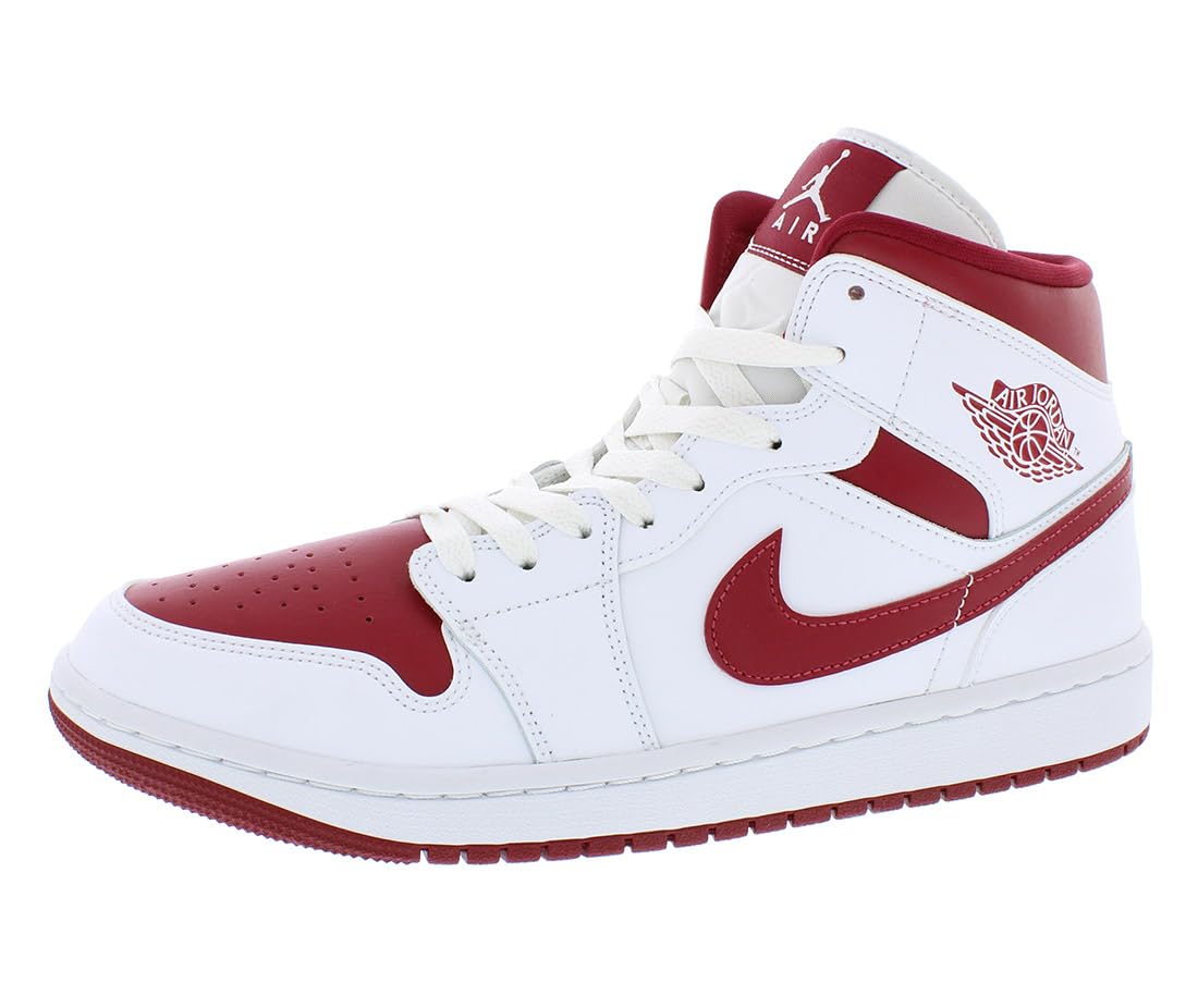 NIKE Jordan 1 Mid Mujer Reverse Chicago Rojo Blanco BQ6472-161