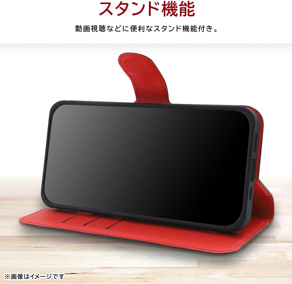 レイ・アウト Layout iPhone 16 Pro (2024 Released Model) Case Like Standard Shockproof Magnetic Belt Simple Notebook Type Leather Case Shiny Blue iPhone 16 Smartphone Case Smartphone Case RT-P47ELC1/A