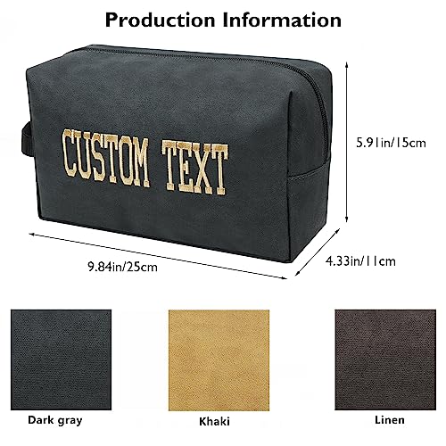 Graceful life Customized Toiletry Bag for Men, Personalized Water-resistant Shaving Bag for Toiletries Accessories2