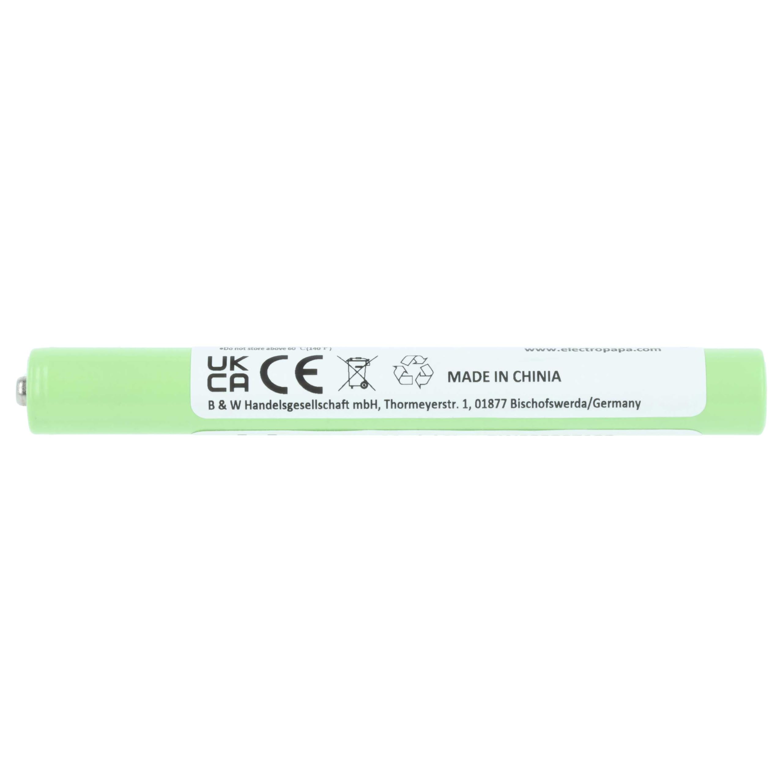 vhbw 3 x akumulator kompatybilny z Ledlenser P4R Core latarka czołowa (650 mAh, 3,7 V, litowo-polimerowa)