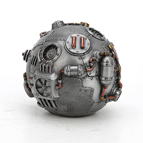 Estatua Steampunk Orb de Resina 3.38 pulg Veronese Design miniatura 6