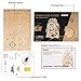 Rowood Pendulum Clock 3D Puzzles for Adults Teens Kids, Mechanical Gear Model Building Kit, Collectible Home Decoration Gift for Father Friends on Birthday Christmas