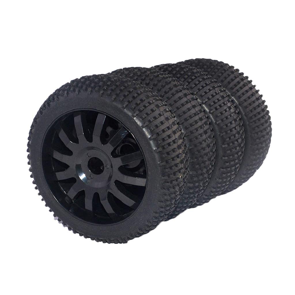 Jantes Et Pneus De Roue De Voiture Hors Route à L'échelle 1/8 pour HSP HPI Racing Car Black