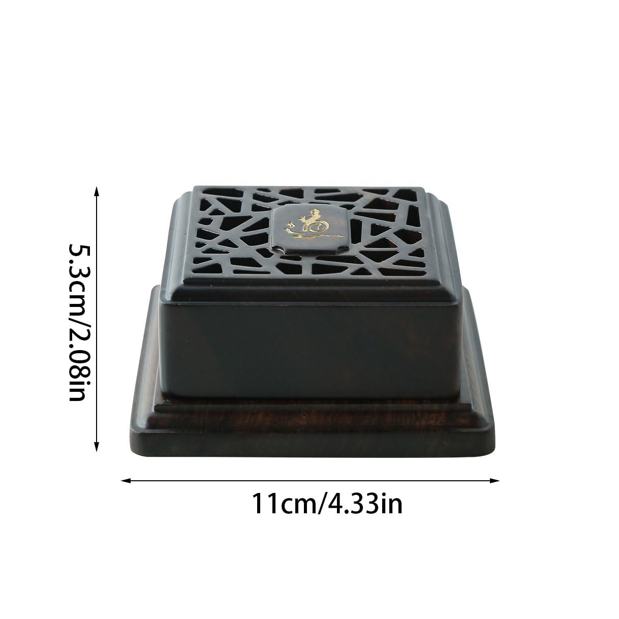 Incensiere a Cascata Bruciatore di incenso cinese antico for aromaterapia Decorazione domestica Zen Bruciatore di incenso creativo in legno massello Bruciatore di incenso portatile Brucia Incenso In C