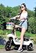 SZ-DDC Triciclo de Scooter eléctrico de Tres Ruedas Scooters eléctricos 12 Pulgadas...
