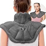 Microwavable Heated Neck Wrap Warmer and Shoulder Heating Pad Microwave, Weighted Microwave Heating...