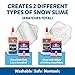 Elmer’s Snow Slime Kit | Slime Supplies Include Clear Liquid Glue, White Liquid Glue, Magical Liquid Slime Activator, Instant Snow Packets, 9 Count