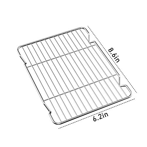 Buy Small Cooling Racks for Cooking and Baking 8.6L x 6.2W x 0.5H Inch