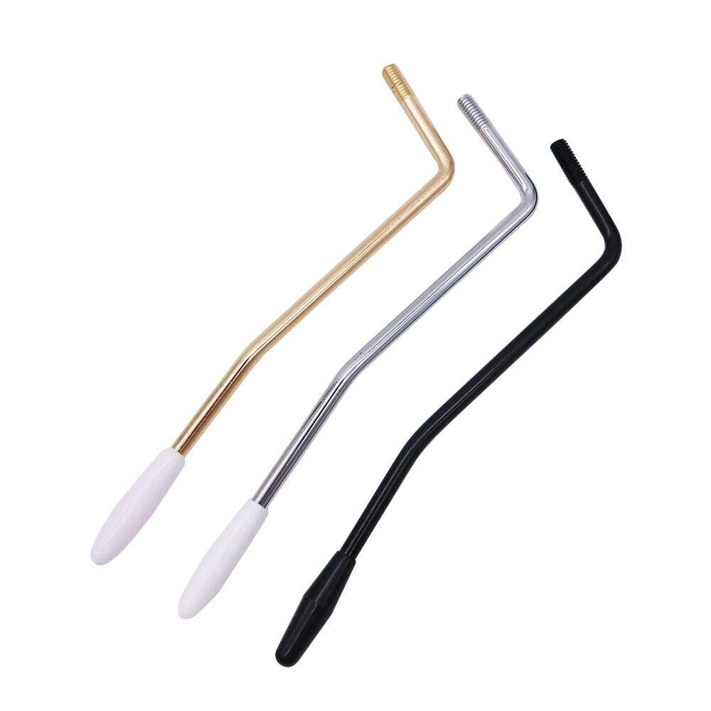 Alnicov 3 szt. Whammy Bar Thread Pojedyncze ramię Tremolo z nasadką (6 mm)