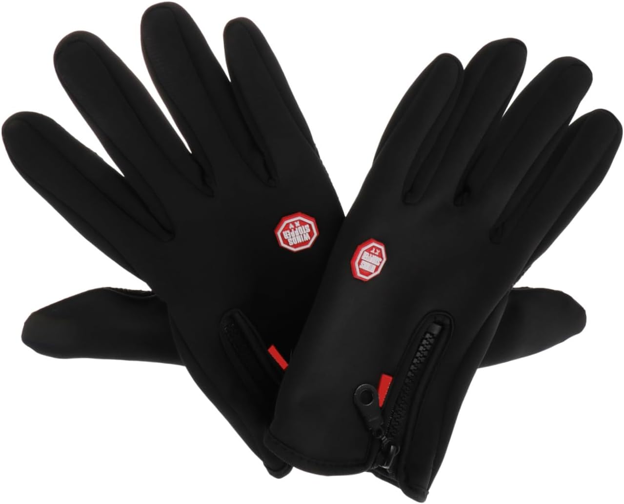 Didiseaon Windproof Winter Riding Gloves with Touchscreen and Skid Grip Warm Full Finger Outdoor Gloves for Mountaineering Camping Cycling and Skiing Lightweight
