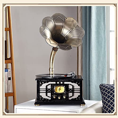 Tourne-Disque rétro, Tourne-Disque Gramophone, Platine Vinyle rétro avec Haut-parleurs sans Fil, phonographe en Bois… - Les Beatles, Paul McCartney, John Lennon, RIngo Starr, George Harrison Tourne-Disque rétro, Tourne-Disque Gramophone, Platine Vinyle rétro avec Haut-parleurs sans Fil, phonographe en Bois… – Image 5