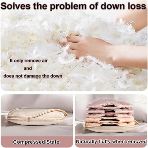 Otherwise Garment Bags, Intelligenck Garment Bag, Save Space, Hang For Storage, Suitable For Coats, Suit, Etc, Prevent Dust And Moisture, And Hang Neatly (Beige-XL) 6