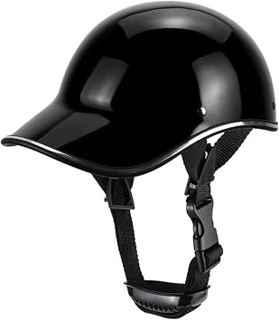 Lightweight Retro Baseball Cap Style Motorcycle Half Helmet,DOT Approved Vintage Open Face Scooter Electric Skateboard Bicycle Moped ATV Bike-Helmet for Adults Men and Women