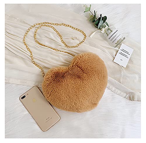 DD Retails Heart Shape Fluffy Sling Bag,Shoulder Bag,Cross Body Sling Bag For Girls,Soft Hand Bag For Girls,Stylish Bags For Girls (Multicolor) 4