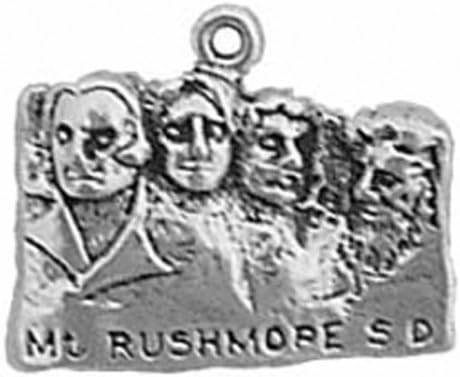 Colgante de plata esterlina Monte Rushmore National Memorial Dakota del Sur Artículo #1133