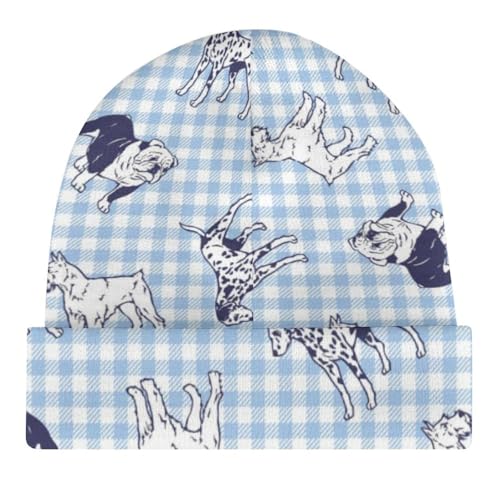 Dalmatian Dog Pattern Kids Beanie Hat for for Girls Boys Children Cap Winter Knitted Chemo Cancer Headwear Accessories Gifts Decoration Black4