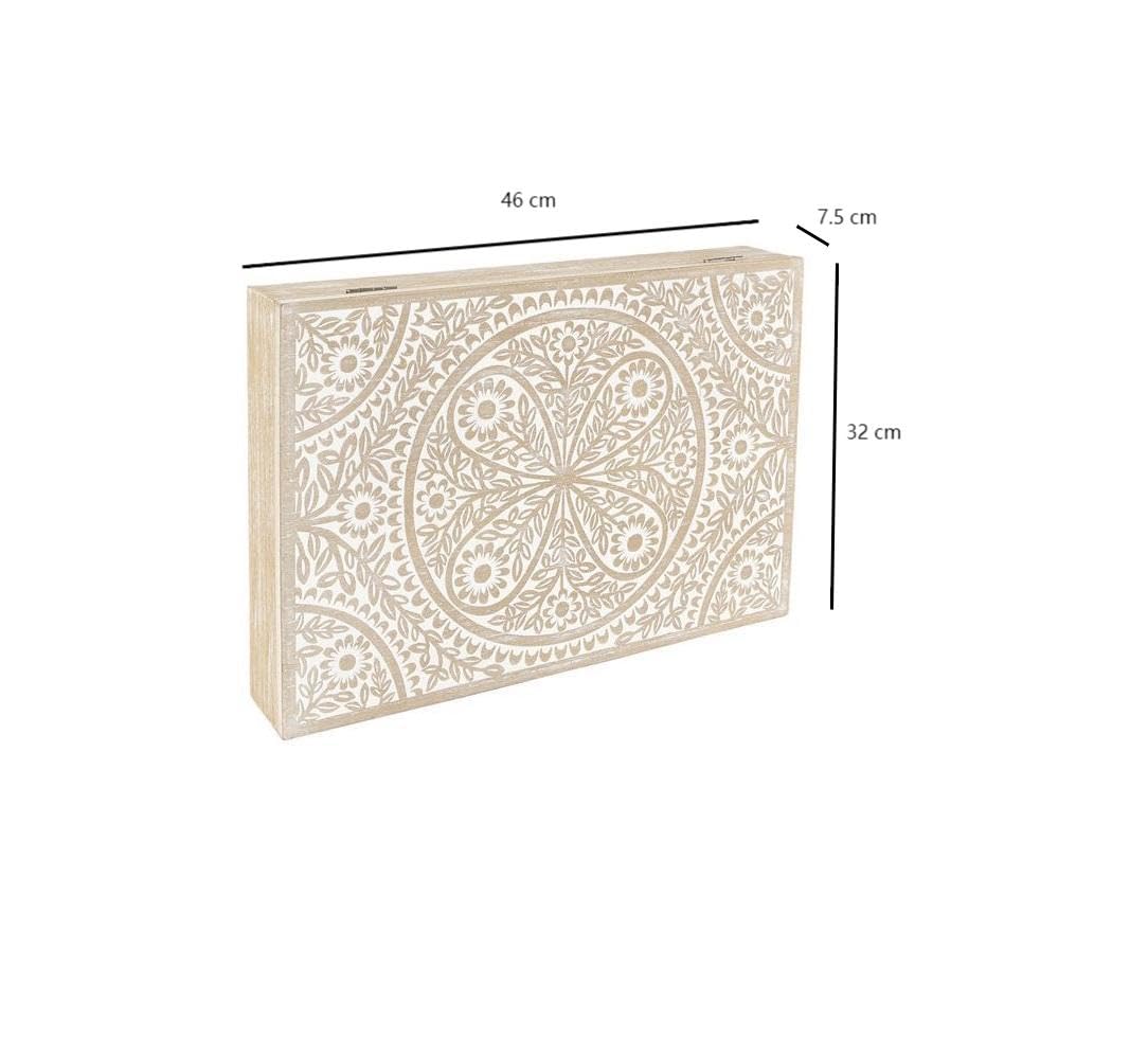 Tapa Contador de Luz Cubre Cuadros Electricos Nórdico de Madera - Mandala