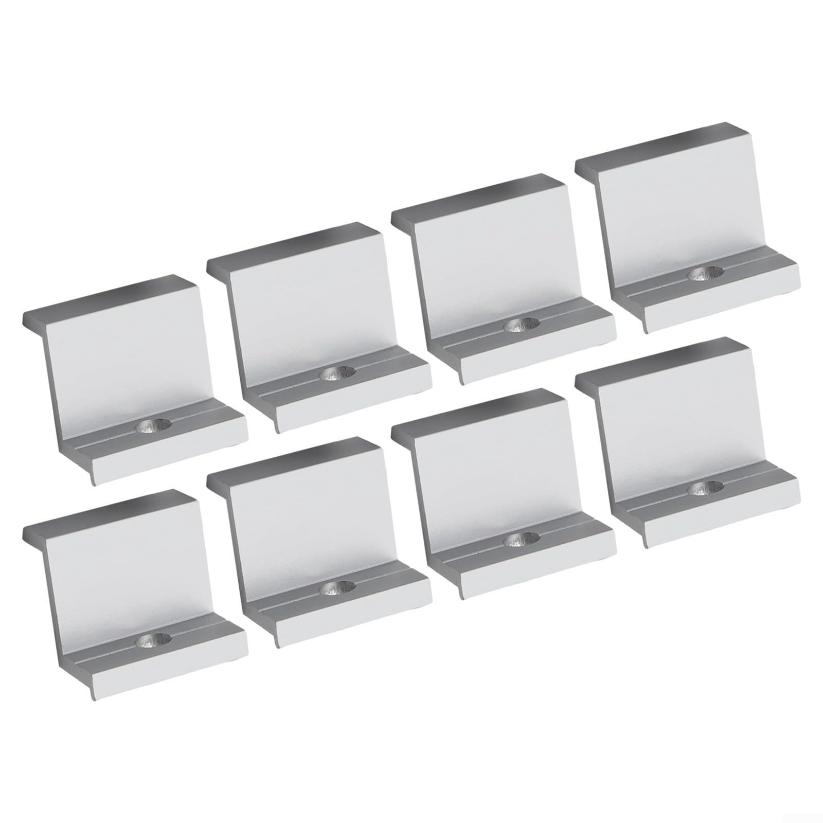10 Pcs Adjustable Solar Panel Mount End Clamp, Solar Panel Attachment Mounting Bracket Roof Mount End Clips, Solar End Clamp Solar Panel Mounting Z Bracket Clamps(30mm)-picture-22