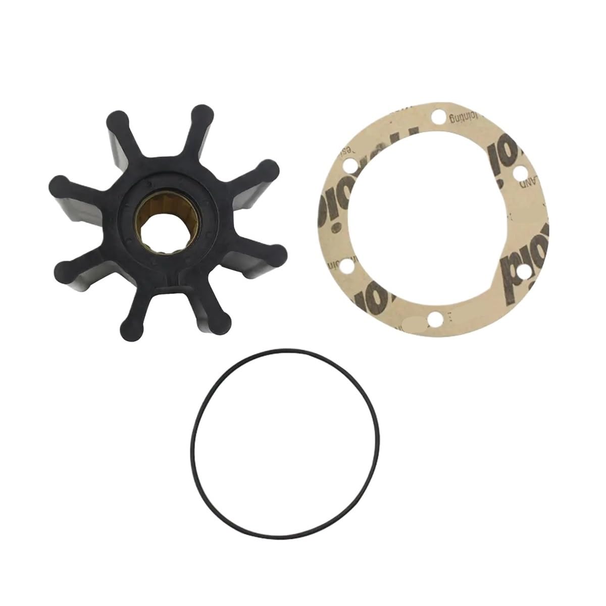 Turbine de pompe à eau flexible compatible 09-1028B rotor de refroidissement de bateau
