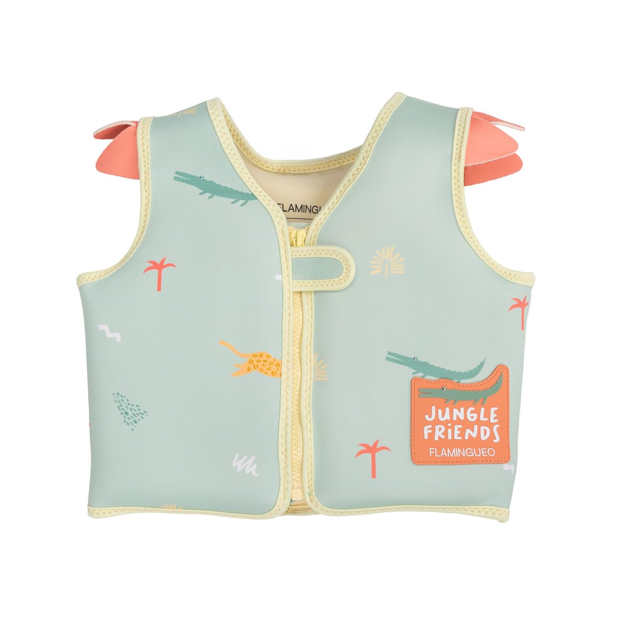 Flamingueo Chaleco Natación Niños Neopreno Espuma EPE Correa Ajustable 3-6 Años