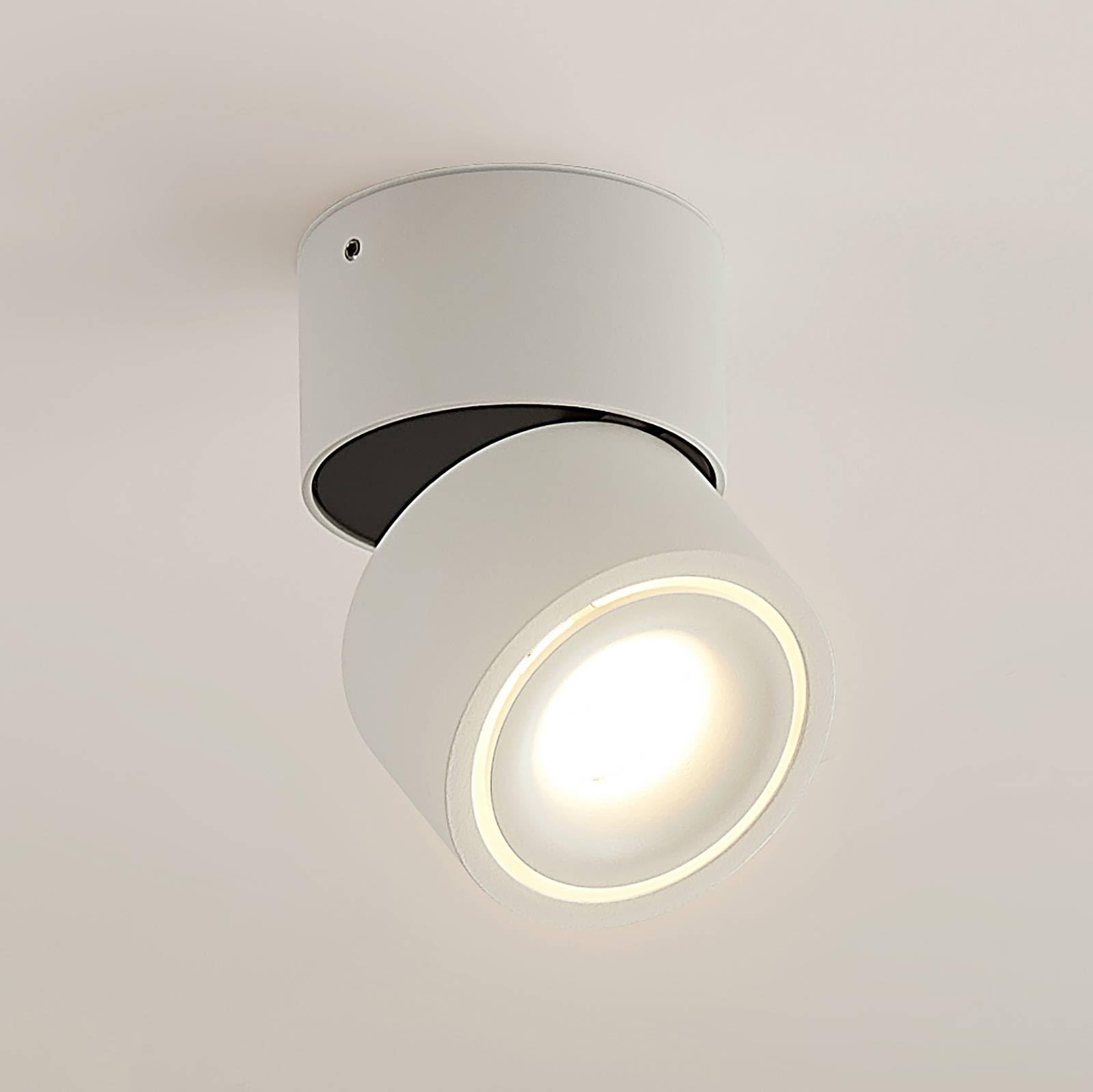 Arcchio LED Deckenlampe Rotari (Modern) in Weiß aus Aluminium (1 flammig,) - Deckenleuchte Wandleuchte Strahler Spot Lampe Flurleuchte