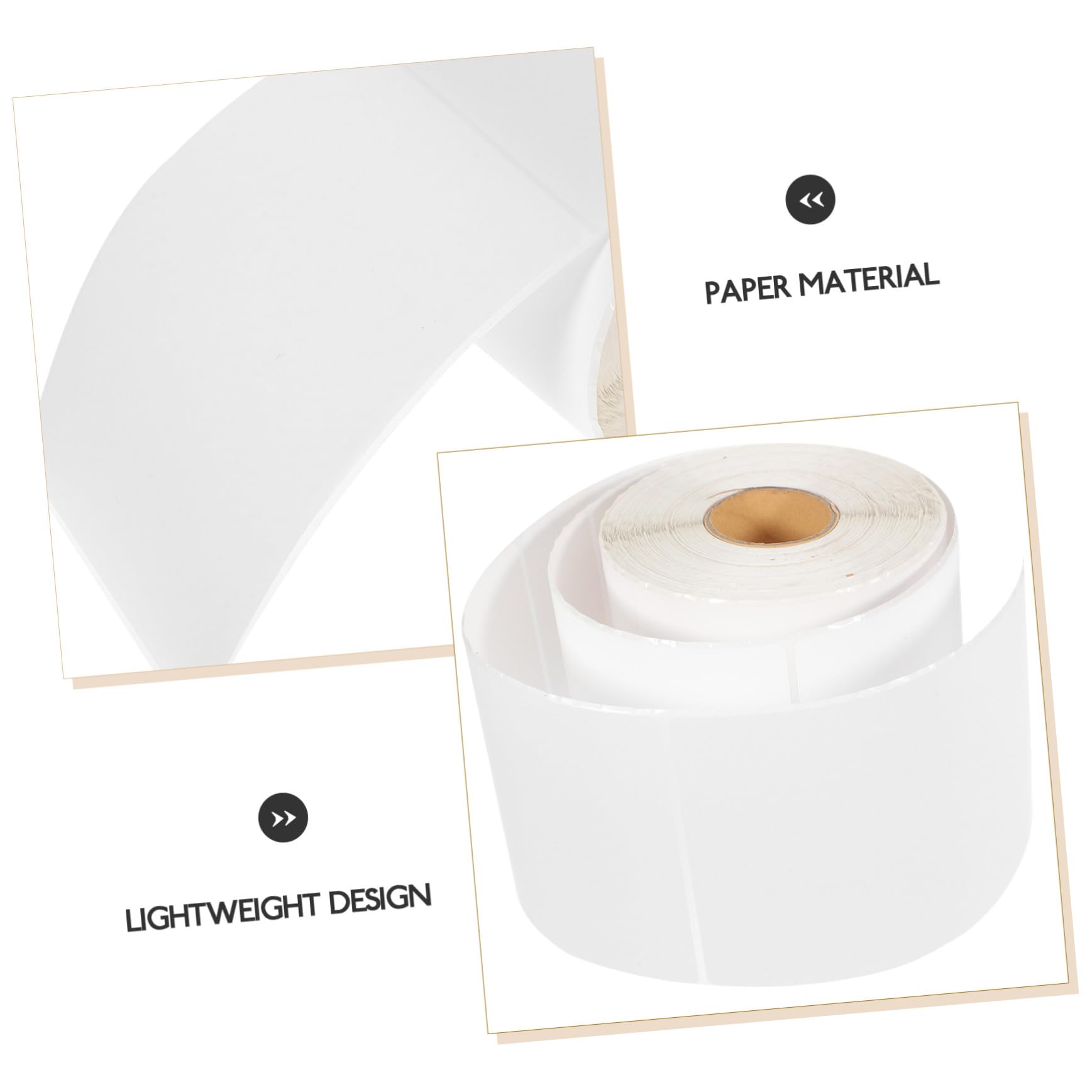 Zerodeko Etichette Termiche Adesive per Stampante Carta Bianca Autoadesiva per Etichette di Spedizione e Organizzazione Stampa Chiara e Resistente Compatibile con Stampanti Termiche