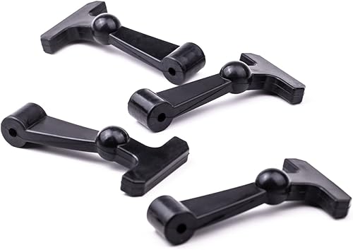 Miniatura 8 de gtpartes Paquete de 4 cierres negros de repuesto compatibles con YETI RTIC de alta resistencia, hechos de goma dura y duradera de alta calidad