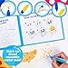 Baby Shark Water Drawing Mat by Horizon Group USA, Includes Reusable 40-Inch Water Drawing Mat, Refillable Water Brush & Pens, Stencils, Mess-Free Water Art for Toddlers, Age 3+